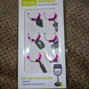 Wine glass charms